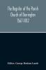 The Register Of The Parish Church Of Darrington 1567-1812