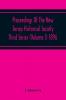 Proceedings Of The New Jersey Historical Society Third Series (Volume I) 1896