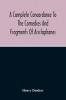 A Complete Concordance To The Comedies And Fragments Of Aristophanes