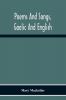 Poems And Songs Gaelic And English