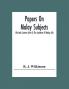 Papers On Malay Subjects; Life And Customs (Part I) The Incidents Of Malay Life