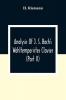 Analysis Of J. S. Bach'S Wohltemperirtes Clavier (Part Ii)