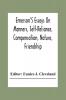 Emerson'S Essays On Manners Self-Reliance Compensation Nature Friendship