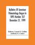 Bulletins Of American Paleontology Begun In 1895 Number 357 December 31 1999; A Paleobiotic Survey Of Caribbean Faunas From The Neogene Of The Isthmus Of Panama