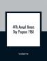 44Th Annual Honors Day Program 1968