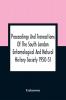 Proceedings And Transactions Of The South London Entomological And Natural History Society 1950-51