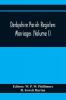 Derbyshire Parish Registers. Marriages (Volume I)