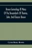 Brown Genealogy Of Many Of The Descendants Of Thomas John And Eleazer Brown