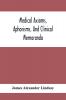 Medical Axioms Aphorisms And Clinical Memoranda