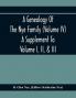 A Genealogy Of The Nye Family (Volume Iv) A Supplement To Volume I Ii & Iii