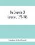 The Chronicle Of Lanercost 1272-1346
