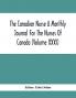 The Canadian Nurse A Monthly Journal For The Nurses Of Canada (Volume Xxxi)