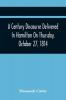 A Century Discourse Delivered In Hamilton On Thursday October 27 1814