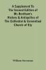 A Supplement To The Second Edition Of Mr. Bentham'S History & Antiquities Of The Cathedral & Conventual Church Of Ely
