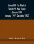 Journal Of The Medical Society Of New Jersey (Volume Xxiv) January 1927- December 1927