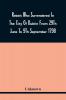 Rebels Who Surrendered In The City Of Dublin From 29Th June To 9Th September 1798