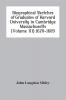 Biographical Sketches Of Graduates Of Harvard University In Cambridge Massachusetts (Volume Iii) 1678-1689