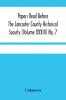 Papers Read Before The Lancaster County Historical Society (Volume Xxxiii) No. 7; The Nanticoke Indians In Lancaster County By Dr. Harry E. Bender. Miscellaneous Papers By William Frederic Worner Minutes-Meeting Of September 6 1929
