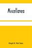 Miscellanea