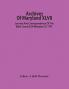 Archives Of Maryland XLVII ; Journal And Correspondence Of The State Council Of Maryland (7) 1781