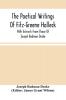 The Poetical Writings Of Fitz-Greene Halleck With Extracts From Those Of Joseph Rodman Drake