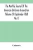 The Monthly Journal Of The American Unitarian Association (Volume Ix) September 1868 No. 8