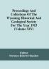 Proceedings And Collections Of The Wyoming Historical And Geological Society For The Year 1915 (Volume Xiv)