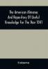 The American Almanac And Repository Of Useful Knowledge For The Year 1841