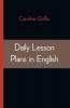 Daily Lesson Plans in English