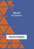 David: Five Sermons
