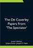 The De Coverley Papers From 'The Spectator'