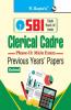 SBI – Clerical Cadre : Previous Years' Papers (Solved) (Phase-II : Main Exam)