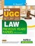 NTA-UGC-NET/JRF : LAW (PAPER-II) Previous Years' Papers (With Answers)