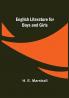 English Literature for Boys and Girls