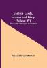 English Lands Letters and Kings (Volume IV): The Later Georges to Victoria