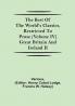 The Best of the World's Classics Restricted to Prose (Volume IV) Great Britain and Ireland II