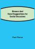 Dinners and Luncheons Novel Suggestions for Social Occasions