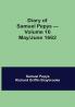 Diary of Samuel Pepys — Volume 16: May/June 1662