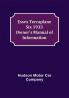 Essex Terraplane Six 1933 Owner's Manual of Information