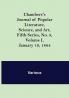 Chambers's Journal of Popular Literature Science and Art Fifth Series No. 3 Volume I January 19 1884