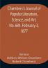 Chambers's Journal of Popular Literature Science and Art No. 684. February 3 1877