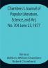 Chambers's Journal of Popular Literature Science and Art No. 704 June 23 1877