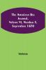 The American Bee Journal Volume VI Number 3 September 1870