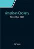 American Cookery; November 1921