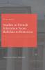 Studies in French Education From Rabelais to Rousseau