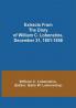 Extracts from the Diary of William C. Lobenstine December 31 1851-1858