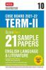Class 10-Score More 21 Sample Papers CBSE Term 2- English Language & Literature