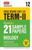Class 12-Score More 21 Sample Papers CBSE Term 2- Biology