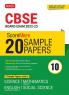 MTG CBSE ScoreMore 21 Sample Papers Class 10 Science Mathematics Standard English Language & Literature and Social Science Books For 2023 Board Exam (Based on Latest CBSE Sample Paper Released on 16th Sep)