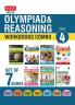 Class 4 Work Book and Reasoning Book Combo for NSO-IMO-IEO-NCO-IGKO-ISSO